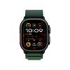 Apple Watch Ultra 2 (2024) GPS + Cellular, 49 мм, корпус из черного титана, ремешок Alpine зеленого цвета, размер M