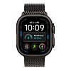 Часы Apple Watch Ultra 4 GPS 49 мм, корпус чёрный титан (Black Titanium), миланский сетчатый браслет, цвет: чёрный титан (Black Titanium), размер: L