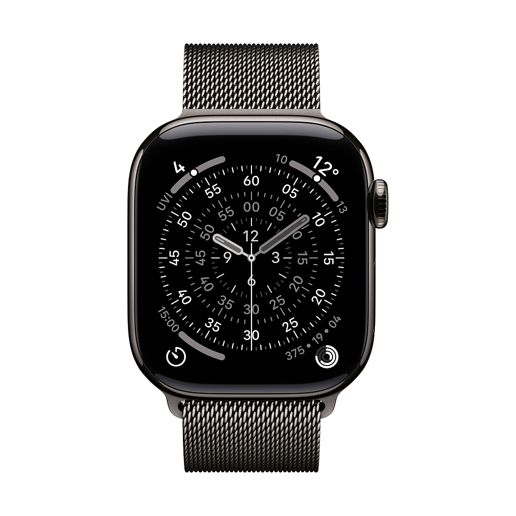 Умные часы Apple Watch Series 11 46mm Slate Titanium Case with Slate Milanese Loop - S/M