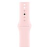Apple Watch Series 9, 41mm, корпус из алюминия розового цвета, ремешок Sport Band нежно-розового цвета, размер S/M