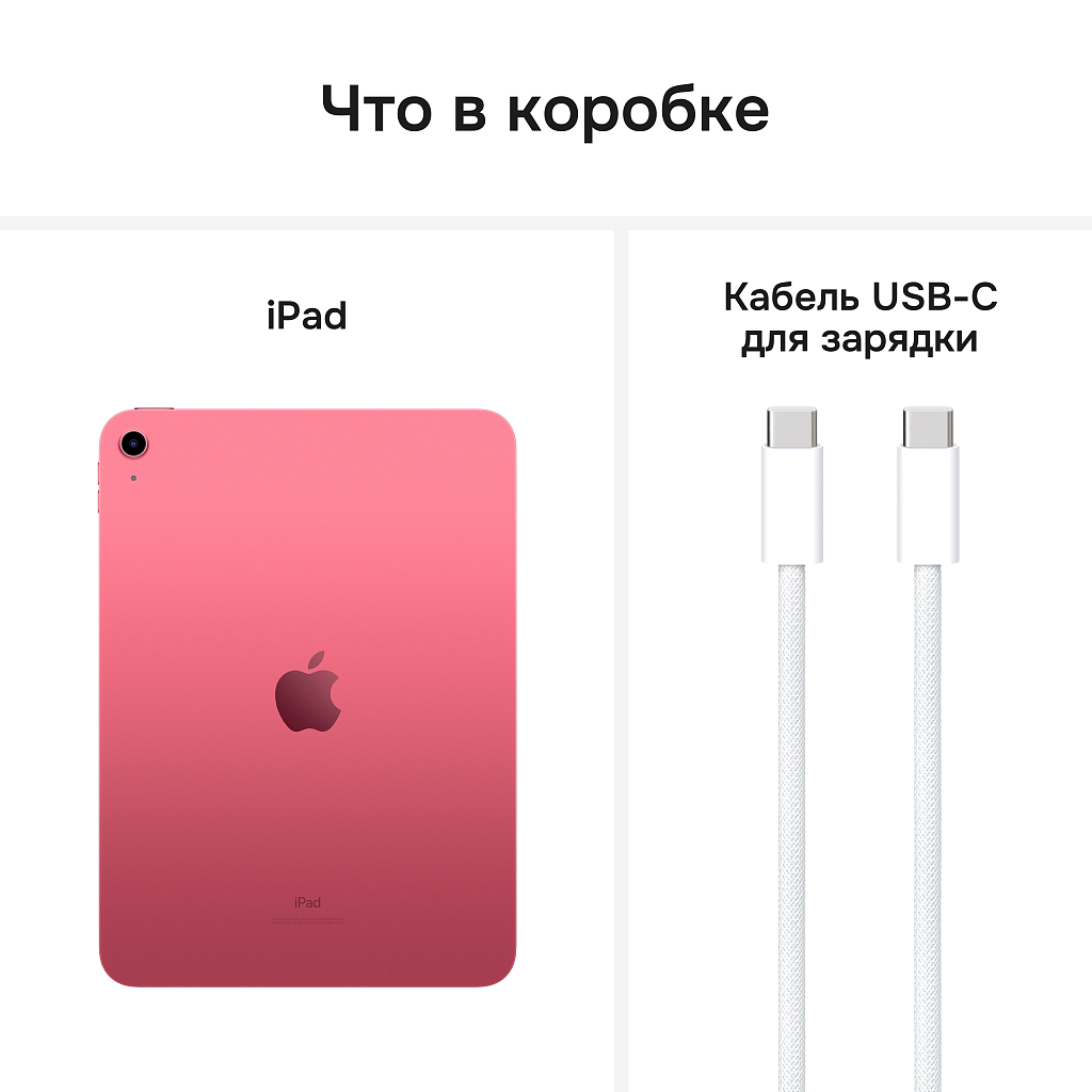 Планшет Apple iPad 11”, 512 ГБ, Wi-Fi (Розовый | Pink) (A16 | 2025)