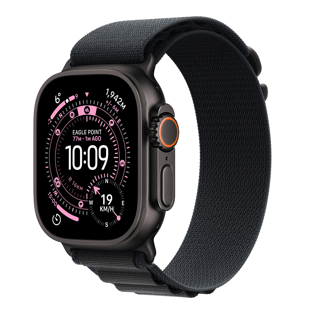 Умные часы Apple Watch Ultra 3, 49 мм, Black Titanium Black Alpine Loop S