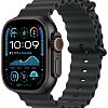 Apple Watch Ultra 2 (2024) GPS + Cellular, 49 мм, корпус из черного титана, ремешок Ocean черного цвета
