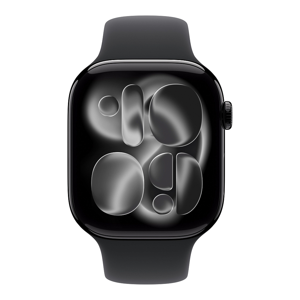 Умные часы Apple Watch Series 11 42mm Jet Black Aluminum Case with Black Sport Band - M/L