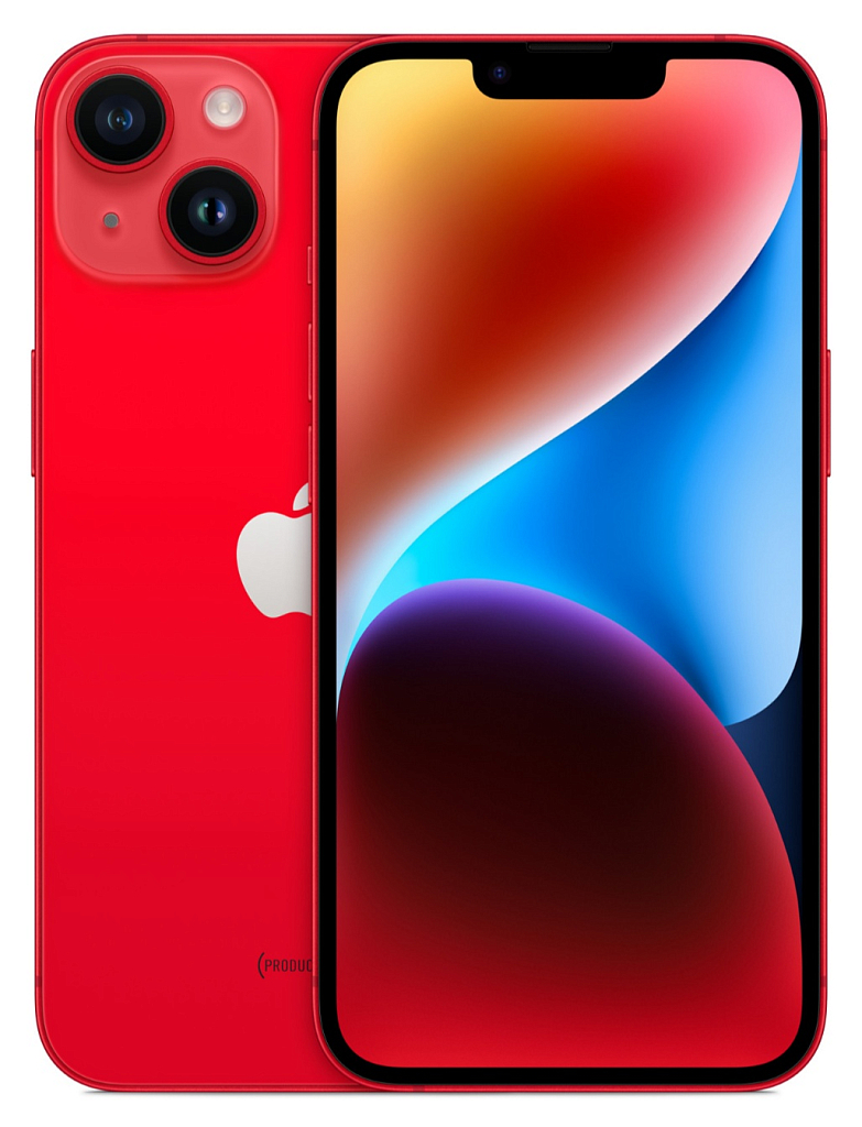 Apple iPhone 14, 256 ГБ, красный, Dual-SIM