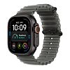 Часы Apple Watch Ultra 4 GPS 49 мм, корпус чёрный титан (Black Titanium), ремешок Ocean, цвет: полупрозрачный чёрный (Translucent Black)