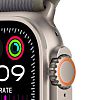 Apple Watch Ultra 2 GPS + Cellular, 49mm, корпус из титана, ремешок Trail зеленого/серого цвета, размер M/L