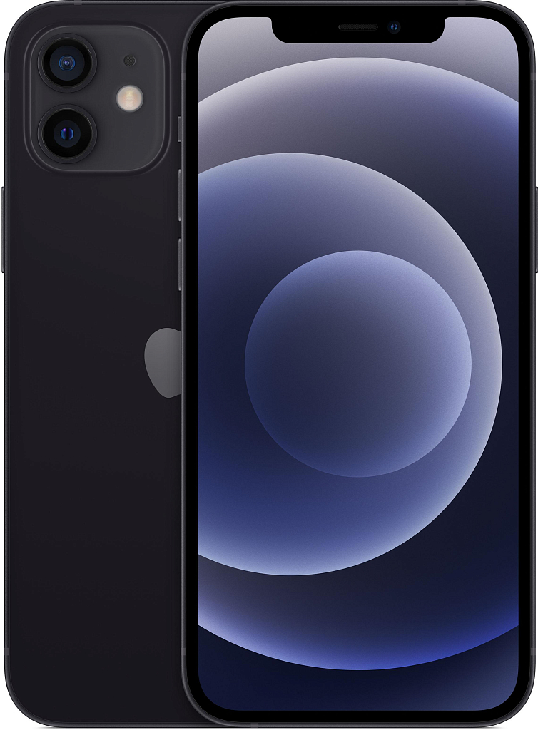 Apple iPhone 12, 64 ГБ, чёрный