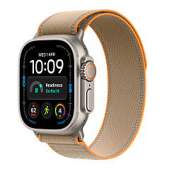 Часы Apple Watch Ultra 4 GPS 49 мм, корпус натуральный титан (Natural Titanium), ремешок Trail, цвет: бежевый (Sand), размер: S/M