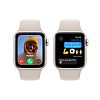 Apple Watch SE 2023, 40 мм, корпус из алюминия цвета «сияющая звезда», спортивный ремешок цвета «сияющая звезда» S/M